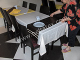 Deri Runner ve Masa �rt�s�