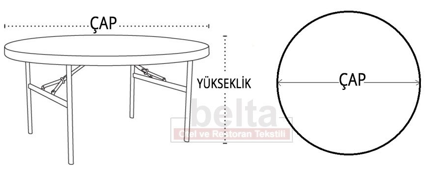 Yuvarlak masa ölçüleri